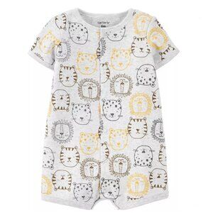 Carter's Baby Boy Lion Front Pocket Romper 24M